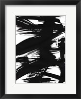 Black Bamboo I Framed Print