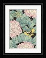 Japanese Floral Design I Framed Print