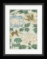 Japanese Floral Design II Framed Print