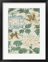 Japanese Floral Design II Framed Print