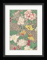 Japanese Floral Design IV Framed Print