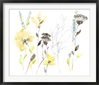 Wild Flowers & Contour II Fine Art Print
