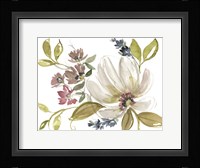 Aubergine Composition I Framed Print