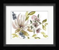 Aubergine Composition II Framed Print