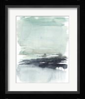 Teal Moor II Framed Print