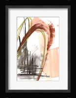 Scraped I Framed Print