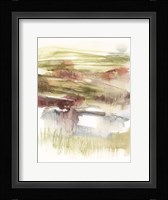 Abstract Flower Horizon I Framed Print