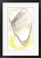 Lemon & Grey Tandem II Framed Print