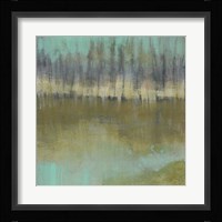 Soft Treeline on the Horizon I Framed Print