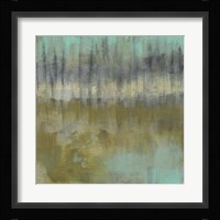 Soft Treeline on the Horizon II Framed Print