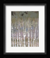 Pastel Birchline I Framed Print