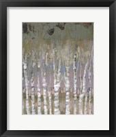 Pastel Birchline I Framed Print