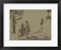 High in the Hills I Framed Print