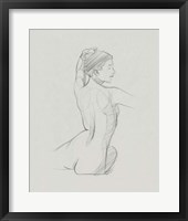 Female Back Sketch II Framed Print