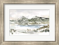 Snow-capped Mountain Study I Fine Art Print