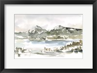 Snow-capped Mountain Study I Framed Print