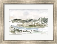 Snow-capped Mountain Study II Fine Art Print