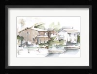 Serene Lakefront I Framed Print