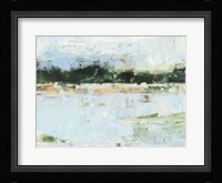 Treelined Waterfront I Framed Print