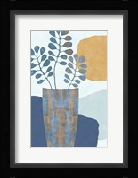 Indigo Yellow Still Life III Framed Print