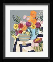 Striped Tablecloth I Framed Print