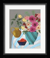 Striped Tablecloth II Framed Print
