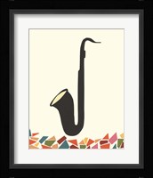 Cut Paper Instruments IV Framed Print