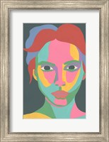 Colorblock Face I Fine Art Print