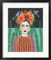 Frida Headdress II Framed Print