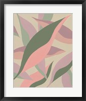Elongated Leaves I Framed Print