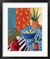 Colorful Tablescape I Framed Print