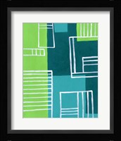 On the Line III Framed Print
