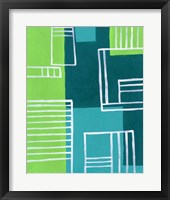 On the Line III Framed Print