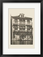 Vintage Views of Venice II Framed Print