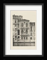 Vintage Views of Venice III Framed Print