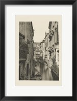Vintage Views of Venice IV Framed Print