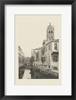 Vintage Views of Venice VII Framed Print