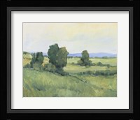 Rolling Green Hills II Framed Print