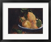 Fruit Plate I Framed Print