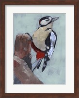 Woodpecker Paintstrokes II Fine Art Print