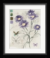 Field Notes Florals III Framed Print