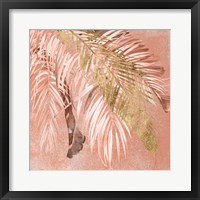 Golden Palms II Framed Print