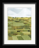 Woven Pasture I Framed Print