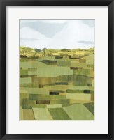 Woven Pasture I Framed Print