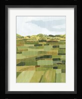 Woven Pasture II Framed Print