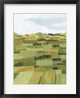 Woven Pasture II Framed Print