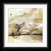 Gold & Chocolate II Framed Print