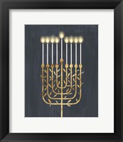 Golden Hanukkah I Fine Art Print