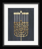 Golden Hanukkah I Fine Art Print