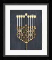 Golden Hanukkah II Fine Art Print